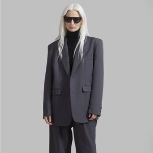 The Frankie Shop Janell Blazer Dark Grey S *BNWT*